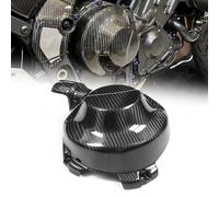 Heinmo Cubierta Lateral Derecha del Motor de Fibra de Carbono Real Dry Carbon - Compatible con MT-09 V3 2021-2025 - Cubierta Protectora del Embrague de Reemplazo