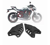 Heinmo Estriberas traseras para Motocicleta reposapiés talón Protector de Placa para Kawa' Z650 Ninj'650 2017-2021 2022 2023, estribera (Black)