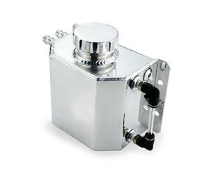 Heinmo Universal 1L Aluminio Auto Radiador Refrigerante Expansión Tanque de aleación con tapón de Drenaje 1000ml