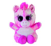 Heinrich Bauer 14230 - blickfänger lashy Unicornio de Peluche, Glitter, 15 cm, Color Rosa