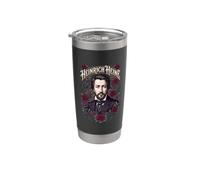 Heinrich Heine Poeta Vaso térmico de acero inoxidable de doble pared