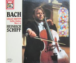 Heinrich Schiff - Bach: Die Suiten für Violoncello solo (Cello-Suiten) [Vinyl Schallplatte] [2 LP Box-Set]