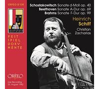 Heinrich Schiff joue Chostakovitch, Beethoven, Brahms : Sonates pour violoncelle. Zacharias.