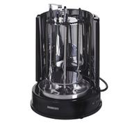 HEINRICHS - Parrilla Vertical 1400W Para Kebab, Pollo, Carne - Aparato De Cocción Rotativo Eléctrico - Ideal Para El Hogar - Negro - Facile De Limpiar Y Usar