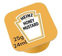 HEINZ 1 caja de 100 unidades Miel y Mostaza Dip Pot 25g