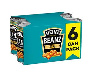 Heinz Baked Beanz - 6 Paquetes de 415 gr - Total: 2490 gr