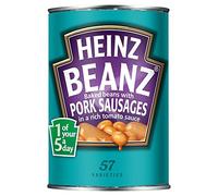 Heinz Beanz con las salchichas de cerdo 415g