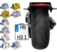 Heinz Bikes Side Mount, soporte de matrícula male