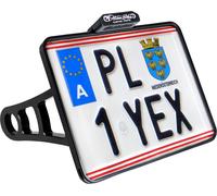 Heinz Bikes Side Mount, soporte de matrícula male