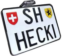 Heinz Bikes Slip-Inn, soporte de matrícula male