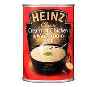 Heinz Crema Clásica De Pollo Y Sopa De Champiñón (400g) (Paquete de 6)