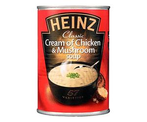 Heinz Crema Clásica De Pollo Y Sopa De Champiñón (400g) (Paquete de 6)