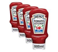 HEINZ Kétchup 50% Menos De Azúcar Y 50% Menos De Sal, 555 Gramo (Paquete de 4)