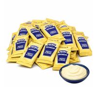 Heinz Mayonesa Monodosis 9,5 g - Huevos 100% de Gallinas Camperas - Sin Gluten - Apta para Vegetarianos - Formato Individual Hostelería (50Uni)