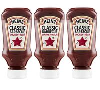 Heinz Salsa Classic Barbecue Smoky &Rich BBQ Salsa Top Down, 260 g, ideal para asar y patatas