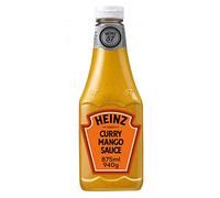 Heinz Salsa Curry Mango envase 875ml. Toque afrutado para Ensalada y Pollo