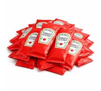 Heinz Salsa Ketchup Monodosis 10 ml - Sin Conservantes ni Colorantes - Pack Hostelería - Ideal para Bares, Cafeterías y Restauración (Pack-25)