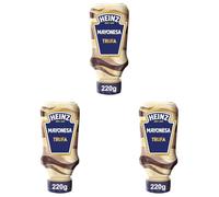 Heinz Salsa Mayonesa Trufada Bocabajo 220ml (Paquete de 3)