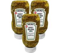 Heinz - Sweet Relish Botella de 375ml x 3 uds - Pack Promoo