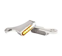 HeinzBikes Intermitentes para mandos led cromados con luz de posición