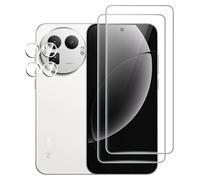 Heioloo 2 Piezas Protector Cristal Templado para Realme GT 8 pro, [2+2] Piezas Vidrio templado con Protector de Lente de cámara,Sin Burbujas, Dureza 9H Vidrio Templado, Arañazos