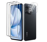 Heioloo 2 Piezas Protector Cristal Templado para realme note 70T 4G, [2+2] Piezas Vidrio templado con Protector de Lente de cámara,Sin Burbujas, Dureza 9H Vidrio Templado, Arañazos
