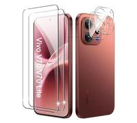 Heioloo 2 Piezas Protector Cristal Templado para vivo V70 / V70 Elite 5G, [2+2] Piezas Vidrio templado con Protector de Lente de cámara,Sin Burbujas, Dureza 9H Vidrio Templado, Arañazos