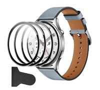 Heioloo 3 Pack Compatible Xiaomi Watch 5 Protector de Pantalla, HD Clear, Anti-Scratch Película, Sin Burbujas, Sensible al Tacto