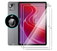 Heioloo 3 Piezas Cristal Templado para Lenovo Tab 2025, [2+1 Piezas] Protector de Pantalla Vidrio con Protector de Lente de cámara, Sin Burbujas, Resistente a Arañazos