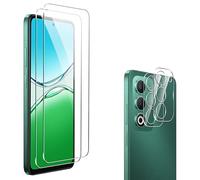 Heioloo 4 Piezas Protector Cristal Templado para OPPO A5 5G/4G/OPPO A5m, [2+2] Piezas Vidrio templado con Protector de Lente de cámara,Sin Burbujas, Dureza 9H Vidrio Templado, Arañazos
