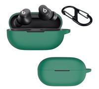 Heioloo Funda de Silicona Compatible con Apple Airpods 4, Funda de Silicona Blanda, Ultradelgado Silicona Case Cover, Anti-caída, Portátil - Verde
