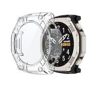 Heioloo Funda para Amazfit T-Rex Ultra 2 Protector Cristal Templado Anti-arañazos Hard PC Case Cover para Amazfit T-Rex Ultra 2
