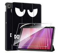 Heioloo Funda para Lenovo Tab 2025 Protectora Carcasa con Auto-Sueño/Estela, + [1 Piezas] Templado Protector de Pantalla [PU Cuero] [Ultradelgada Carcasa] [Función de Soporte] Ojo Grande