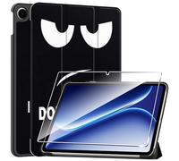 Heioloo Funda para OnePlus Pad Go 2 12.1" Protectora Carcasa con Auto-Sueño/Estela, + [1 Piezas] Templado Protector de Pantalla [PU Cuero] [Ultradelgada Carcasa] [Función de Soporte] -Ojo Grande