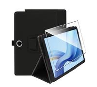 Heioloo Funda para OPPO Pad SE/OnePlus Pad Lite 11.0" Protectora Carcasa con Auto-Sueño/Estela, + [1 Piezas] Templado Protector de Pantalla [PU Cuero] [Ultradelgada Carcasa] [Función de Soporte] Negro