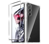 Heioloo Funda para ZTE Nubia RedMagic 10 Air, Ultra Fina Carcasa Protectora Antigolpes Transparente Flexible Suave TPU Silicona Caso Delgada + [1 Piezas] Cristal Templado Protector de Pantalla