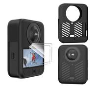 Heioloo Funda Protectora de Goma de para dji Osmo 360, Protectores de Pantalla, Tapas de Lente y cordón para dji Osmo 360, Kit de, Sin Burbujas, Resistente a Arañazos