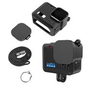 Heioloo Funda Protectora de Goma de para GoPro Hero 13 Black, Tapas de Lente y cordón para Go Pro Hero 13, Kit de, Resistente a los Arañazos Antigolpes Funda para GoPro Hero 13 Black