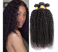 HeioWuio 3 paquetes de cabello humano sin procesar ondulado, 26, 66 cm, 66 cm, 66 cm