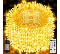 HeiPard - Guirnalda de luces para exteriores (80 m, 800 LEDs, 8 modos de luz, impermeable LED luz para el patio, jardín, árbol, casa, decoración de árbol