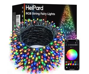 HeiPard Tira LED RGB 30M 300 LEDs, Control por App y Mando, IP44 Interior&Exterior, Control por Voz y Música para Navidad y Fiestas