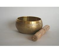 Heirloom Quality Om - Cuenco para cantar (5 1/2 pulgadas) con mazo de madera