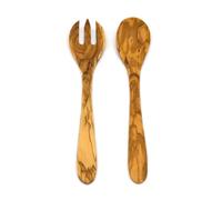 Heirol 2 Cubiertos de ensalada Heirol madera de olivo 30 cm