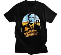 Heisenberg Breaking Bad T-Tshirts Camisetas y Tops Men Cotton Better Call Saul T-Tshirts Camisetas y Tops Short Sleeves tee Tops Clothing Black(X-Large)