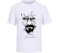 Heisenberg T-Tshirts Camisetas y topss Breaking Bad TV Series Fans Tshirts Camisetas y Tops Men's Unisex tee White(XX-Large)