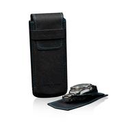 Heisse & Söhne Caja De Reloj Mondo Saffiano- Negro/Azul