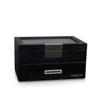 Heisse & Söhne Caja de reloj Monteray 20 fresno - negro satinado