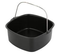 Heißluftfritteusen-Backform - 7/8 Zoll Quadratische Kuchenform Aus Aluminiumstahl Mit Antihaftbeschichtung | Hitzebeständige Backform In Lebensmittelqualität | Backzubehör Für Airfryer & Ofen