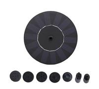 HEISSNER Juego de fuentes solares 150 L/h Accesorios para estanques Fuentes solares