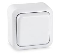 HEITECH Interruptor de Palanca de Superficie en Blanco - Para Uso Interior Con 250V AC, 10A - Interruptor de Luz Basculante